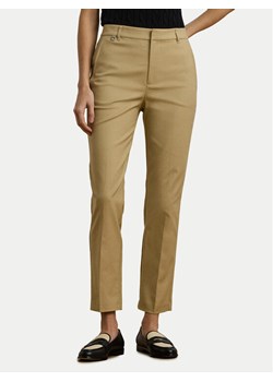 LAUREN RALPH LAUREN Spodnie materiałowe 200811955006 Beżowy Skinny Fit ze sklepu MODIVO w kategorii Spodnie damskie - zdjęcie 185510546