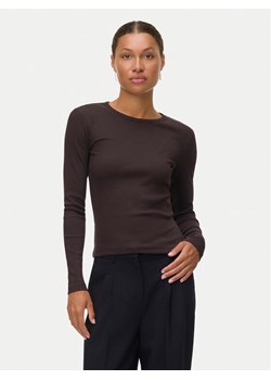 Vero Moda Top Chloe 10306897 Brązowy Slim Fit - id: 0000305539632 - marki Vero Moda - 185510567 Vero Moda Top Chloe 10306897 Brązowy Slim Fit ze sklepu MODIVO w kategorii Bluzki damskie - zdjęcie 185510567