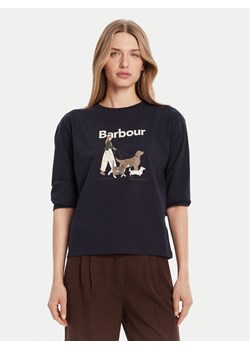 Barbour Bluzka Woodhouse LTS0686NY73 Granatowy Regular Fit ze sklepu MODIVO w kategorii Bluzki damskie - zdjęcie 185510568