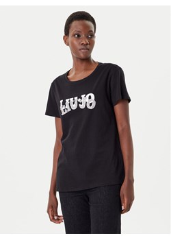 Liu Jo Sport T-Shirt TF5280 JS923 Czarny Regular Fit ze sklepu MODIVO w kategorii Bluzki damskie - zdjęcie 185510596