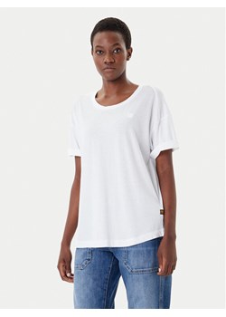 G-Star Raw T-Shirt Rolled Up D24524-4107 Biały Loose Fit ze sklepu MODIVO w kategorii Bluzki damskie - zdjęcie 185510619