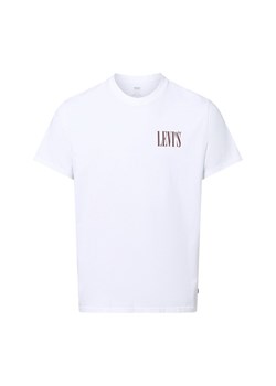 Levi's T-shirt męski Mężczyźni Bawełna biały jednolity ze sklepu vangraaf w kategorii T-shirty męskie - zdjęcie 185512435