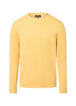 Nils Sundström Męski sweter Mężczyźni Bawełna kukurydziany jednolity ze sklepu vangraaf w kategorii Swetry męskie - zdjęcie 185512455