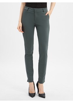 MOS MOSH Spodnie Kobiety Bawełna jodłowy jednolity ze sklepu vangraaf w kategorii Spodnie damskie - zdjęcie 185512479