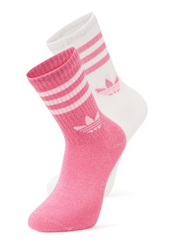 adidas Originals Skarpety w 2-paku Kobiety drobna dzianina malinowy jednolity ze sklepu vangraaf w kategorii Skarpetki damskie - zdjęcie 185512487