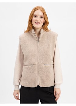 Marie Lund Damska kamizelka z pluszowym futerkiem Kobiety kitt jednolity - id: 777214-0003-09920 - marki Marie Lund - 185512496 Marie Lund Damska kamizelka z pluszowym futerkiem Kobiety kitt jednolity ze sklepu vangraaf w kategorii Kamizelki damskie - zdjęcie 185512496