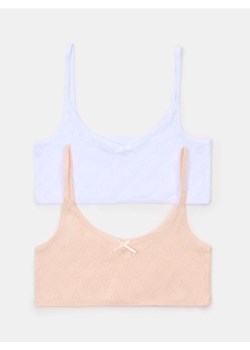 Sinsay - Top ażurowy 2 pack - wielobarwny ze sklepu Sinsay w kategorii Staniki dla dziewczynki - zdjęcie 185513936