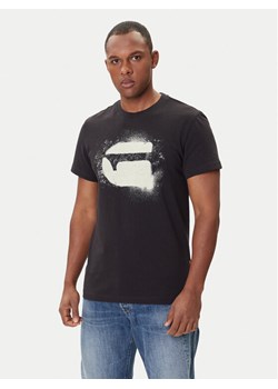 G-Star Raw T-Shirt Spray Logo D26833-D101 Czarny Regular Fit ze sklepu MODIVO w kategorii T-shirty męskie - zdjęcie 185514135