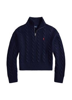 Polo Ralph Lauren Sweter 211972130004 Granatowy Relaxed Fit - id: 0000305517593 - marki Polo Ralph Lauren - 185514139 Polo Ralph Lauren Sweter 211972130004 Granatowy Relaxed Fit ze sklepu MODIVO w kategorii Swetry damskie - zdjęcie 185514139