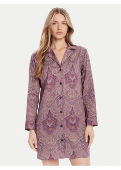 LAUREN RALPH LAUREN Koszula nocna ILN32449 Fioletowy Regular Fit ze sklepu MODIVO w kategorii Koszule nocne - zdjęcie 185514187