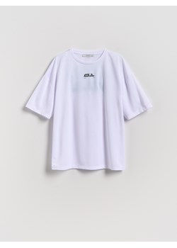 Reserved - Szybkoschnący t-shirt z nadrukiem - biały ze sklepu Reserved w kategorii T-shirty chłopięce - zdjęcie 185514576