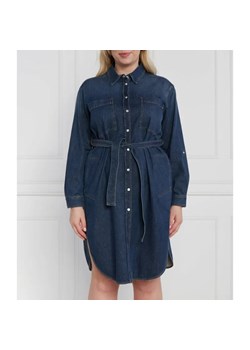 Persona by Marina Rinaldi Sukienka z paskiem plus size | denim ze sklepu Gomez Fashion Store w kategorii Sukienki - zdjęcie 185515066