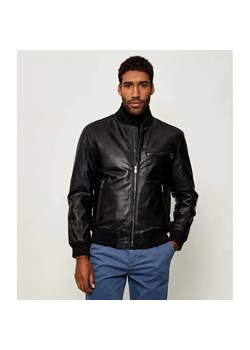 Joop! Jeans Skórzana kurtka bomber Soan | Regular Fit | z dodatkiem wełny ze sklepu Gomez Fashion Store w kategorii Kurtki męskie - zdjęcie 185515137