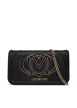 Torebka LOVE MOSCHINO JC4010PP1NLG0000 Czarny ze sklepu eobuwie.pl w kategorii Kopertówki - zdjęcie 185516595