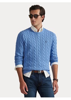 Polo Ralph Lauren Sweter 710775885006 Niebieski Regular Fit ze sklepu MODIVO w kategorii Swetry męskie - zdjęcie 185517289