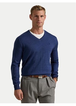 Polo Ralph Lauren Sweter 710946142006 Granatowy Slim Fit ze sklepu MODIVO w kategorii Swetry męskie - zdjęcie 185517319