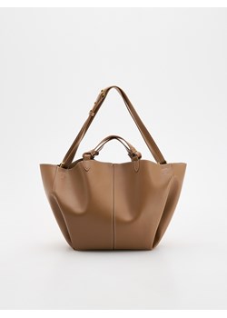 Reserved - Torebka shopper - brązowy ze sklepu Reserved w kategorii Torby Shopper bag - zdjęcie 185518219