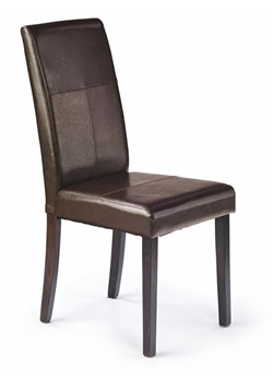 Brązowe Krzesło Tapicerowane Wenge T9-W73 ze sklepu Edinos.pl w kategorii Krzesła - zdjęcie 185518907