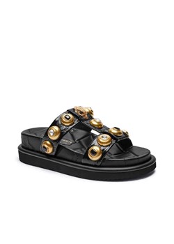 Kurt Geiger Skórzane klapki ORSON ze sklepu Gomez Fashion Store w kategorii Klapki damskie - zdjęcie 185518925