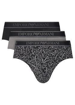 Emporio Armani Underwear Komplet 3 par slipów EM000369 AF10779 MC198 Szary ze sklepu MODIVO w kategorii Majtki męskie - zdjęcie 185519569
