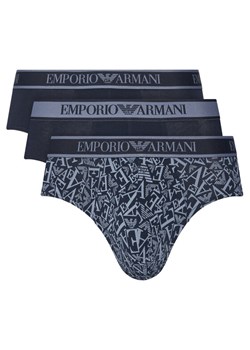 Emporio Armani Underwear Komplet 3 par slipów EM000369 AF10779 MB089 Granatowy ze sklepu MODIVO w kategorii Majtki męskie - zdjęcie 185519578