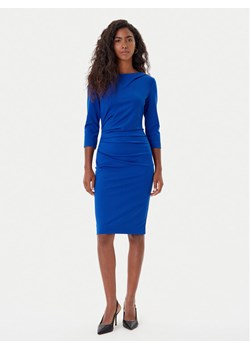 Rinascimento Sukienka koktajlowa CFC0126154003 Niebieski Slim Fit ze sklepu MODIVO w kategorii Sukienki - zdjęcie 185519589