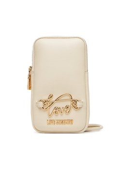 LOVE MOSCHINO Torebka na telefon JC5737PP0MKG0110 Écru ze sklepu MODIVO w kategorii Etui - zdjęcie 185519628
