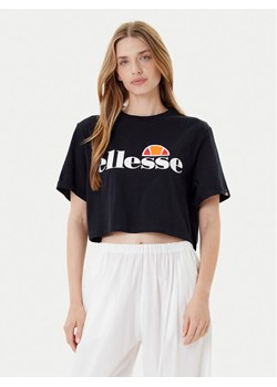 Ellesse T-Shirt Alberta Crop SGS04484 Czarny Regular Fit ze sklepu MODIVO w kategorii Bluzki damskie - zdjęcie 185519668