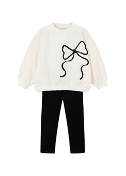 Mayoral Komplet bluza i legginsy 4720 Beżowy Regular Fit ze sklepu MODIVO w kategorii Komplety dziewczęce - zdjęcie 185521656