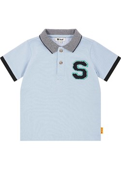 Steiff Koszulka polo w kolorze błękitnym ze sklepu Limango Polska w kategorii T-shirty chłopięce - zdjęcie 185522676