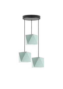 Miętowa lampa wisząca do pokoju dziecka MAJORKA 3-punktowa LED ze sklepu Lysne w kategorii Lampy dziecięce - zdjęcie 185523477
