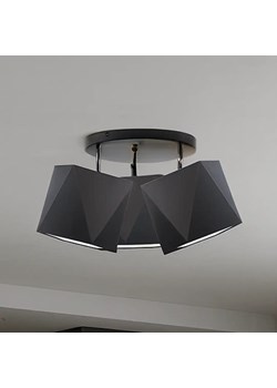 Czarna lampa sufitowa do salonu MINORKA 3 punktowa regulowana ze sklepu Lysne w kategorii Lampy sufitowe - zdjęcie 185523495