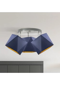 Nowoczesna 3 punktowa lampa sufitowa do kuchni MINORKA GOLD z regulacją ze sklepu Lysne w kategorii Lampy sufitowe - zdjęcie 185523535