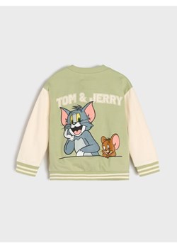 Sinsay - Bluza z nadrukiem na plecach Tom and Jerry - zielony ze sklepu Sinsay w kategorii Bluzy dziewczęce - zdjęcie 185524118