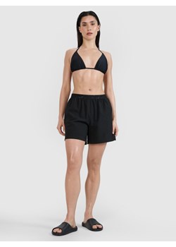 Damskie spodenki plażowe 4F 4FWSS25UBDSF129 - czarne ze sklepu Sportstylestory.com w kategorii Szorty - zdjęcie 185524508