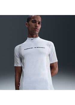 Męska koszulka termoaktywna z krótkim rękawem Dri-FIT Nike Tech - Biel ze sklepu Nike poland w kategorii T-shirty męskie - zdjęcie 185525105