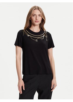 Rinascimento T-Shirt CFC0125707003 Czarny Regular Fit ze sklepu MODIVO w kategorii Bluzki damskie - zdjęcie 185525585
