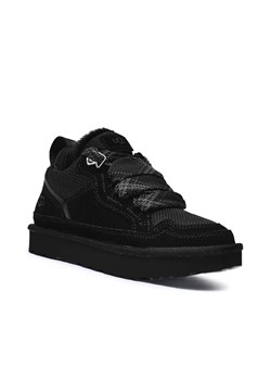 UGG Skórzane sneakersy LOWMEL | z dodatkiem wełny | shearling - id: UG245W000061990 - marki UGG - 185526316 UGG Skórzane sneakersy LOWMEL | z dodatkiem wełny | shearling ze sklepu Gomez Fashion Store w kategorii Buty sportowe damskie - zdjęcie 185526316