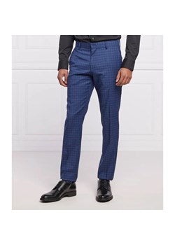 BOSS BLACK Wełniane spodnie H-Genius-MM-222 | Slim Fit ze sklepu Gomez Fashion Store w kategorii Spodnie męskie - zdjęcie 185526847