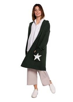 Be Wear Kardigan w kolorze oliwkowo-białym ze wzorem ze sklepu Limango Polska w kategorii Swetry damskie - zdjęcie 185527196