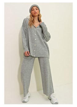 Trend Alacati 2-częściowy zestaw w kolorze szarym ze sklepu Limango Polska w kategorii Swetry damskie - zdjęcie 185527529