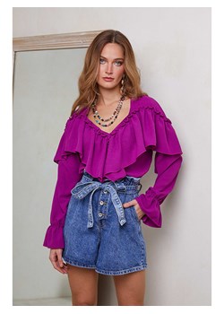 Joséfine Bluzka w kolorze fioletowym ze sklepu Limango Polska w kategorii Bluzki damskie - zdjęcie 185528068