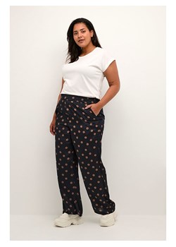 Kaffe Spodnie &quot;Jilly&quot; w kolorze czarno-karmelowym ze sklepu Limango Polska w kategorii Spodnie damskie - zdjęcie 185528166