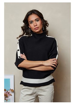 Joséfine Sweter &quot;Ishta&quot; w kolorze czarnym ze sklepu Limango Polska w kategorii Swetry damskie - zdjęcie 185528288