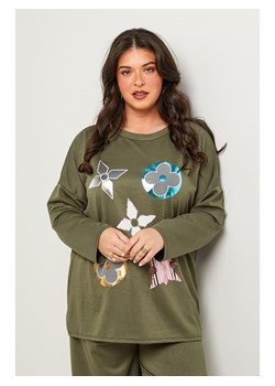 Curvy Lady Sweter w kolorze khaki ze sklepu Limango Polska w kategorii Swetry damskie - zdjęcie 185529039