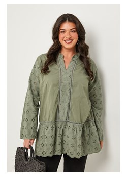 Curvy Lady Tunika w kolorze khaki ze sklepu Limango Polska w kategorii Bluzki damskie - zdjęcie 185529089