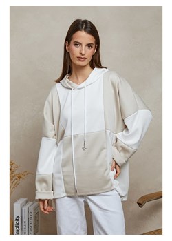 Plume Bluza &quot;Azika&quot; w kolorze beżowo-białym ze sklepu Limango Polska w kategorii Bluzy damskie - zdjęcie 185529258