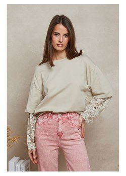 Plume Bluza "Reyne" w kolorze beżowym ze sklepu Limango Polska w kategorii Bluzy damskie - zdjęcie 185529328