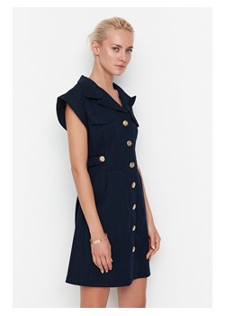 trendyol Sukienka w kolorze granatowym ze sklepu Limango Polska w kategorii Sukienki - zdjęcie 185530037