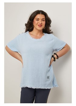 Curvy Lady Bluzka w kolorze błękitnym ze sklepu Limango Polska w kategorii Bluzki damskie - zdjęcie 185530129